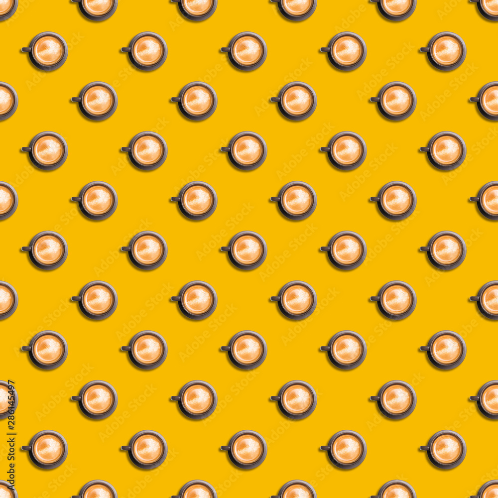Seamless coffeecups texture background Seamless coffeecups texture background