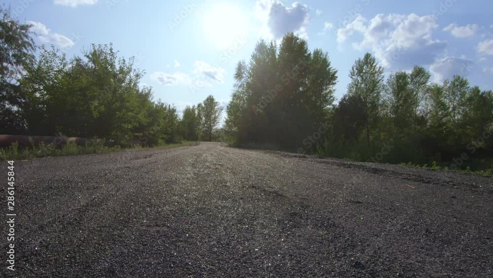 Road of ash and slag Road of ash and slag