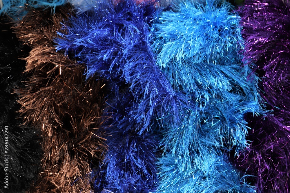 Obraz premium fluffy yarn of different colors