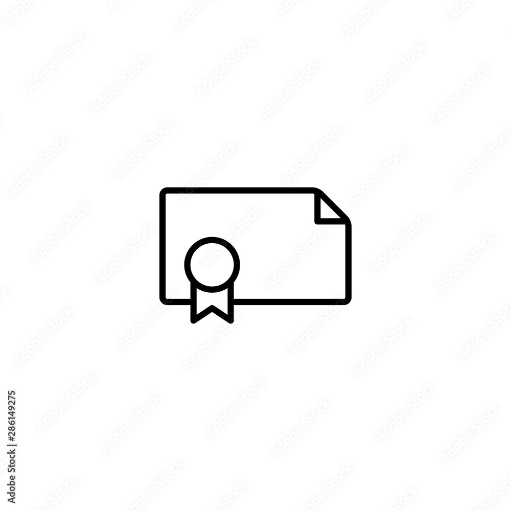 certufucate, diploma icon vector illustration certufucate, diploma icon vector illustration