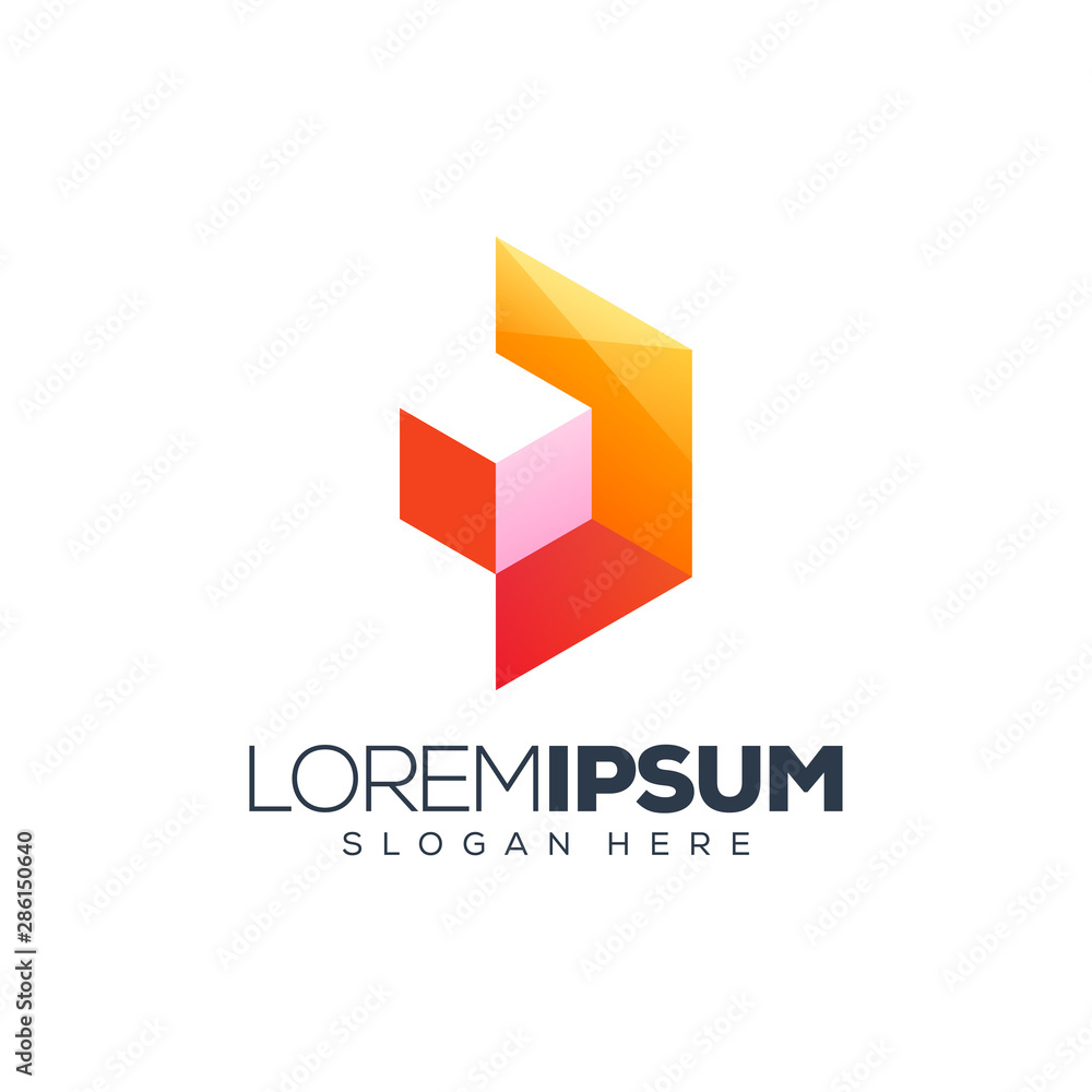 box logo design vector illustration box logo design vector illustration