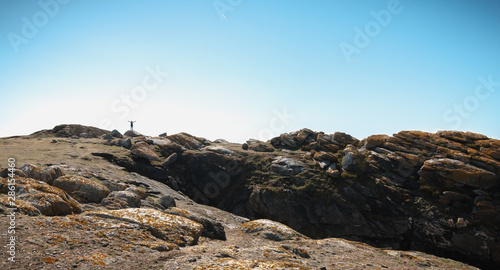 view of the rocky coast of the island of Yeu, Vendee, France © Pierre-Olivier
