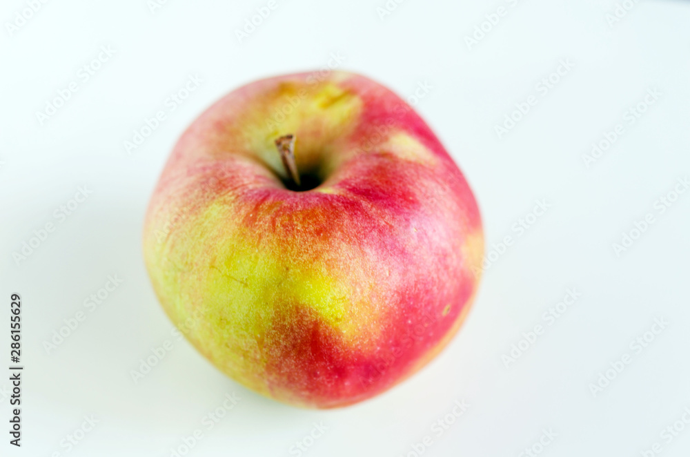 Fresh juicy apple on a white background Fresh juicy apple on a white background