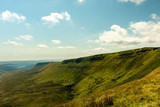 Impressive escarpment formation south to the Corn Du - Pen y Fan - Cribyn ridge in Brecon Beacons National Park in Wales