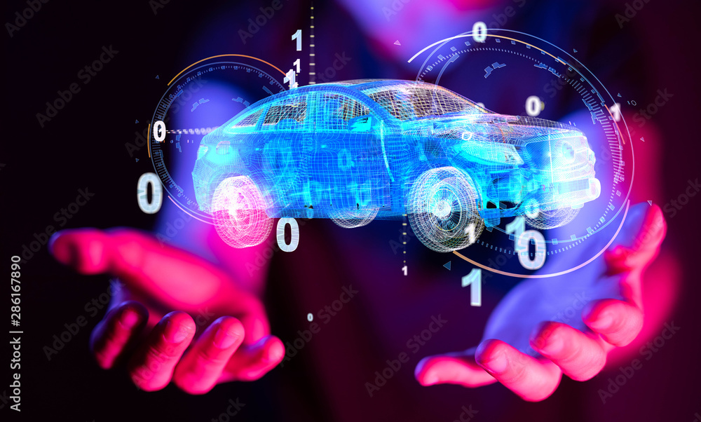 digital car technology smart in virtuel room digital car technology smart in virtuel room