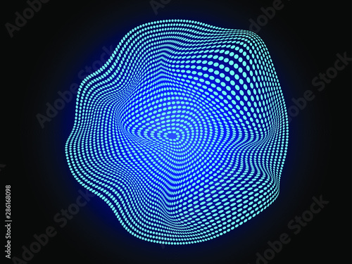 EPS 10 vector. Futuristic colorful background. Backdrop with lines and geometric shapes.