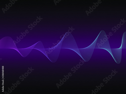 EPS 10 vector. Futuristic colorful background. Backdrop with lines and geometric shapes.