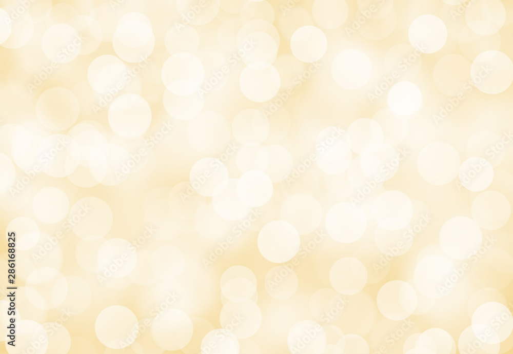 Abstract illustration bokeh light on golden background Abstract illustration bokeh light on golden background