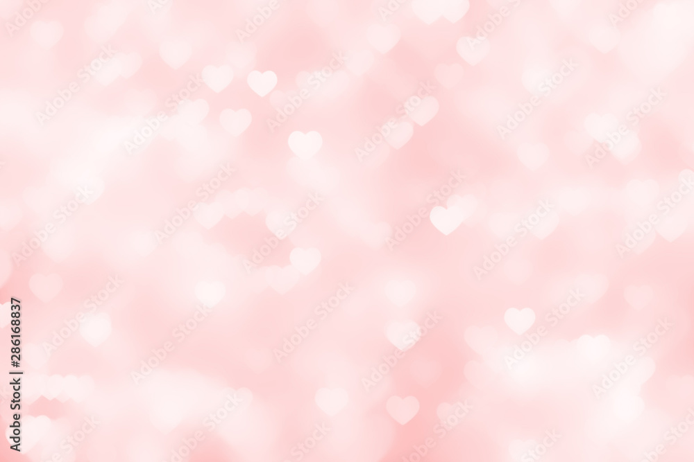 Valentine's day background with hearts