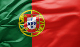 Waving national flag of Portugal