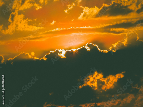 sunset in the sky © Edgars