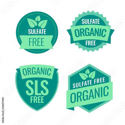 Sulfate Free sign or stamp symbol. Vector illustration