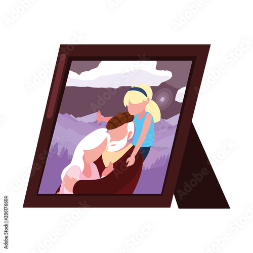 happy grandparents day flat design