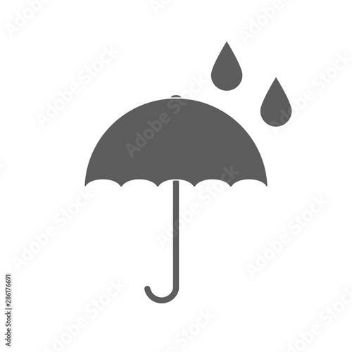 umbrella icon - Vector weather sign - protection illustration  umbrella isolated