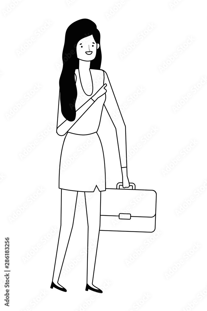 Businesswoman avatar cartoon design vector illustration Businesswoman avatar cartoon design vector illustration
