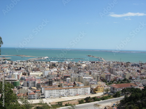 Vista de Sant Carles de la Ràpita en Tarragona, España