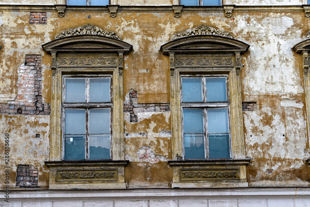 Fassade in Krakau in Polen