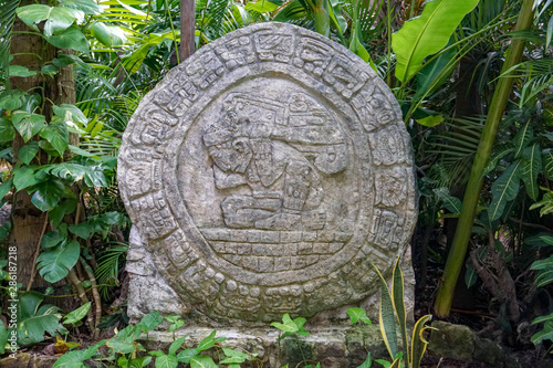 stone carving mayan