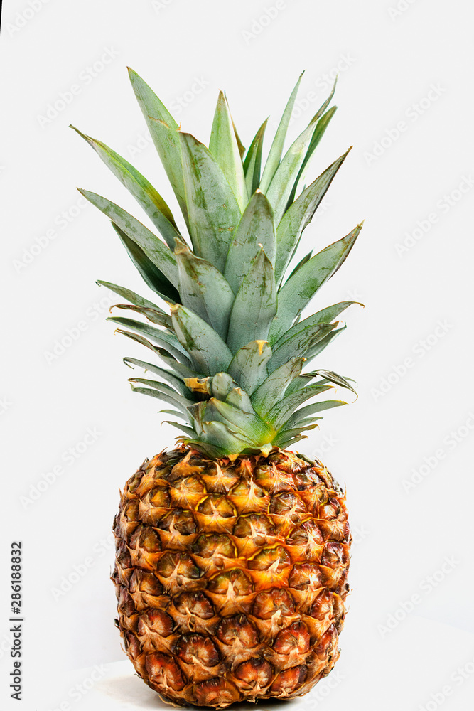 Obraz premium pineapple background close up