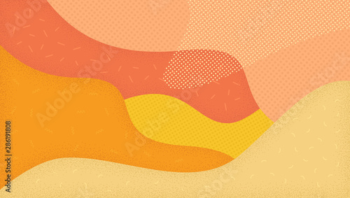 Abstract vector background in Memphis style. Pop art background 80s-90s style.