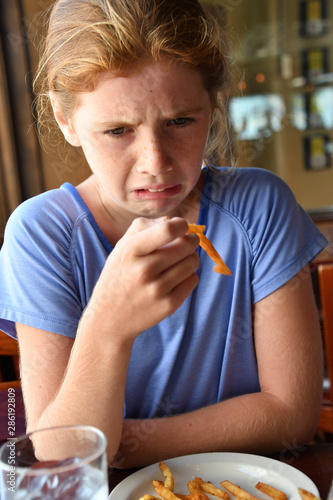 Girl Grossed French Fry