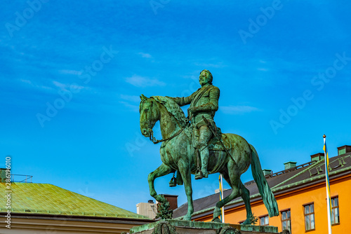 Photography Statue of Swedish king Gustav II Adolf in Stockholm, Sweden