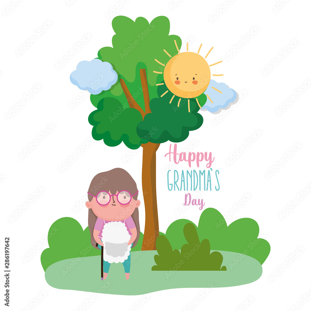 happy grandparents day cartoon design happy grandparents day cartoon design