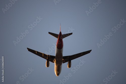 airplane in the sky