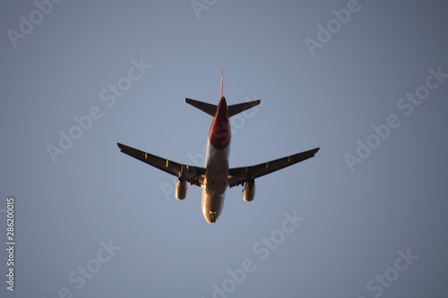 airplane in the sky