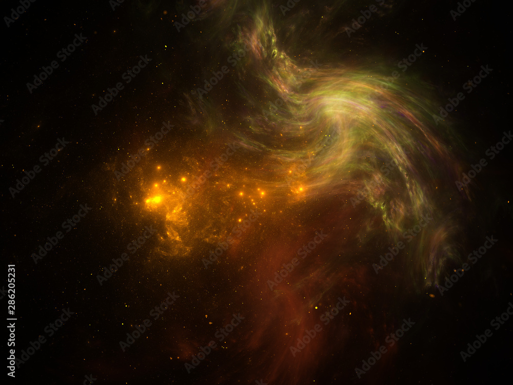 Nebula and galaxies in infinite space - starfield, stars and space dust scattered throughout a vast universe. Swirling black hole, burst of light from birth of stars, illustration, cosmic artwork. Nebula and galaxies in infinite space - starfield, stars and space dust scattered throughout a vast universe. Swirling black hole, burst of light from birth of stars, illustration, cosmic artwork.