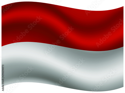 Indonesia Beautiful national flag with waving effects. original colors and proportion. Amazing design vector illustration for web,logo, icon and background.from countries flag set. Free Download Indonesia Beautiful national flag with waving effects. original colors and proportion. Amazing design vector illustration for web,logo, icon and background.from countries flag set. - GFXLoad