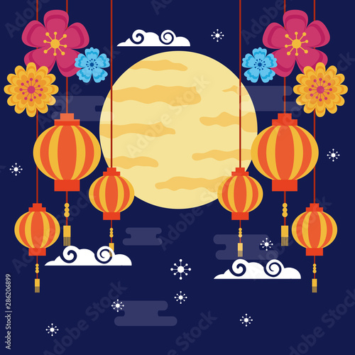 celebration mid autumn festival card