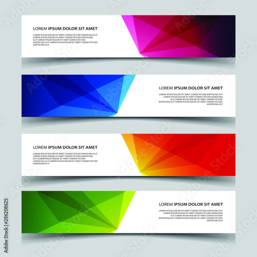 Free Download Vector Abstract banner web template - GFXLoad