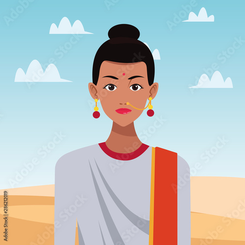 indian asian oriental culture cartoon