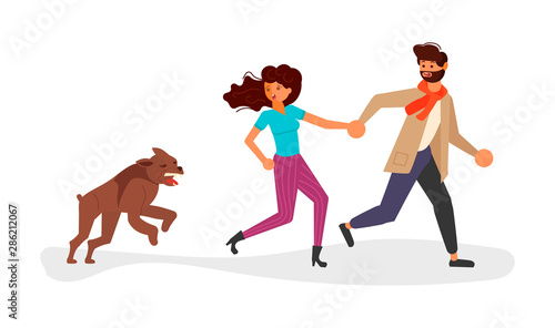 Aggressive mongrel attacks