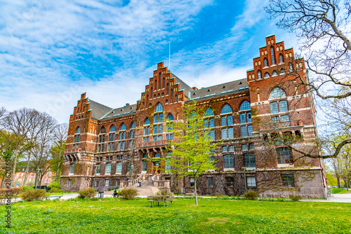 University library in Lund, Sweden photo