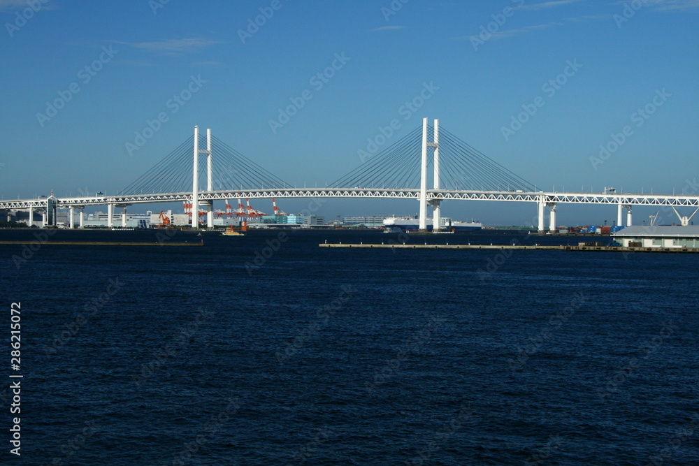 Fototapeta premium 横浜港 さわやかな青の風景