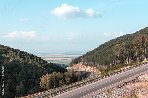 road in mountains