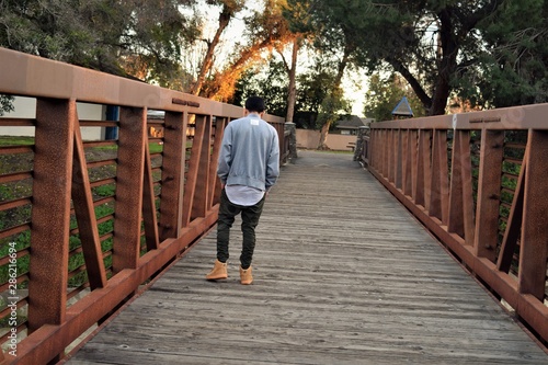 Walking at the Bridge