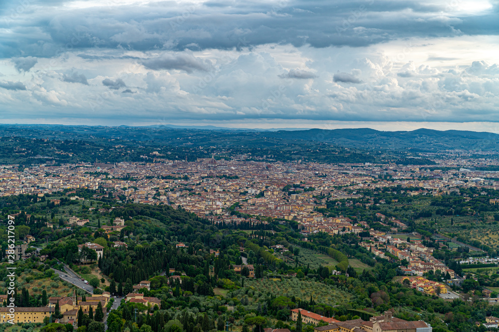 Panorama sur Florence en Toscane