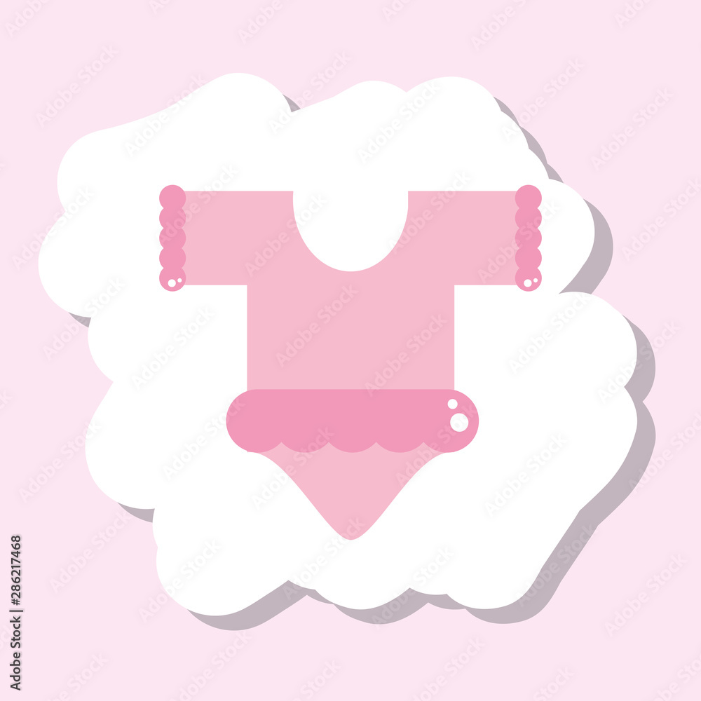 cute clothes for baby isolated icon cute clothes for baby isolated icon