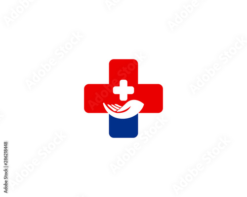 Medical care logo and vector