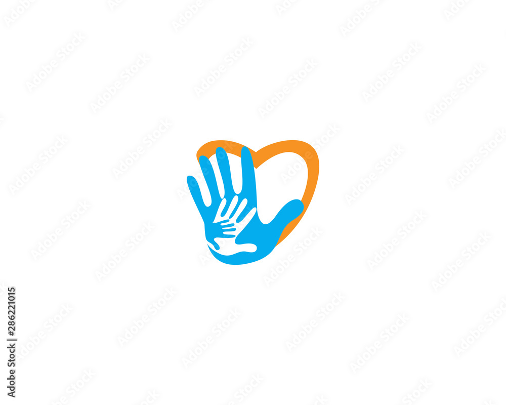 Hand care loto template vector design business Hand care loto template vector design business
