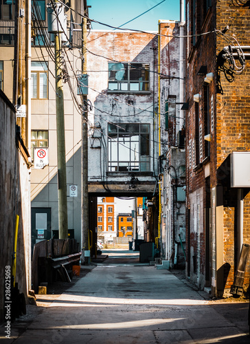 downtown alley in hamilton