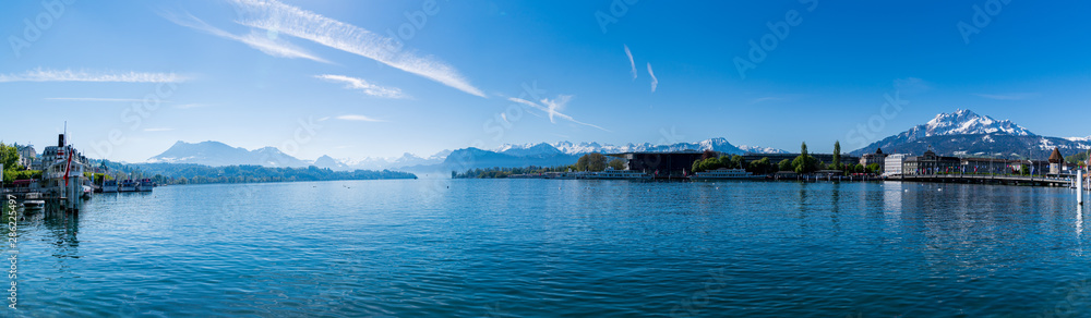 Panorama of Lucerne Switzerland