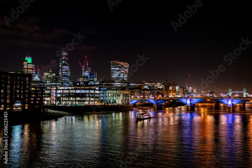 London Thames Nighttime