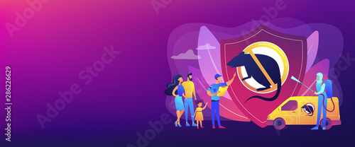 Sanitary domestic disinfection. Pest extermination equipment. Rodents pest control service, rodent proofing service, rodent trapping program concept. Header or footer banner template with copy space.