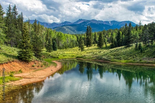 colorado mountain landscape during summer