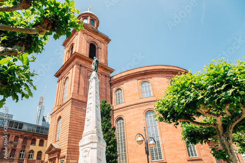 Obraz na płótnie Paulskirche St. Paul's church in Frankfurt, Germany w salonie