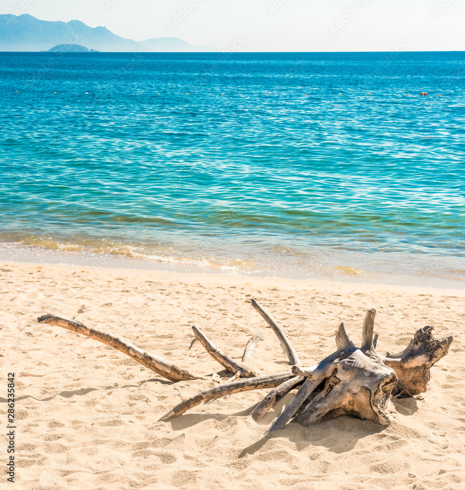Scenic beautiful view of Nha Trang beach Scenic beautiful view of Nha Trang beach